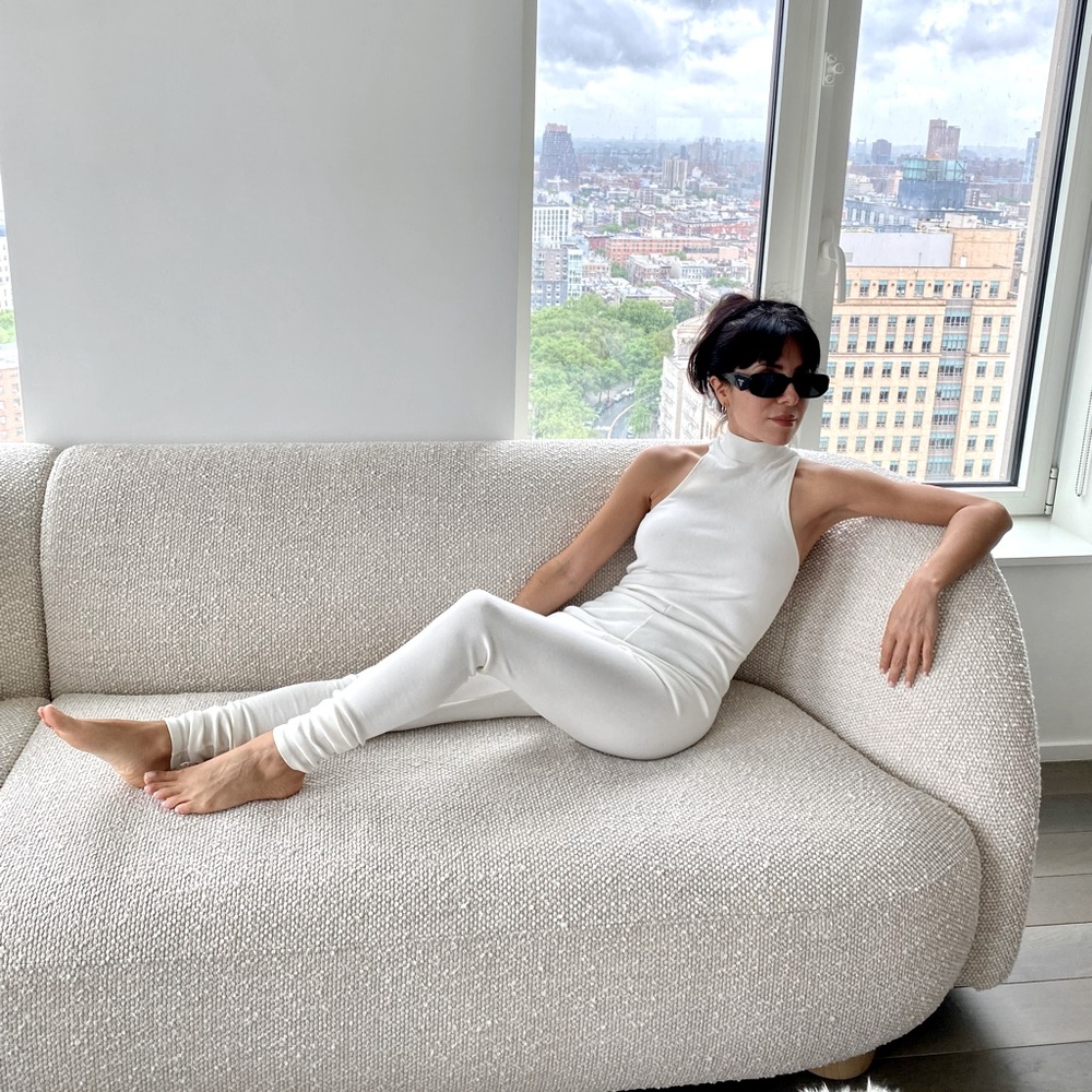 White jumpsuit , Size S